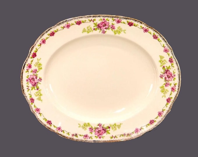 Alfred Meakin Rosecliffe oval platter. Royal Marigold ironstone made in England.