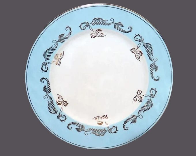 Barratts Staffordshire BTT52 salad plate. Delphatic White ironstone made in England. Sold individually.