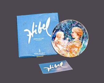 Vintage Royal Doulton Kristina & Child Collector Plate: Limited edition. Edna Hibel.