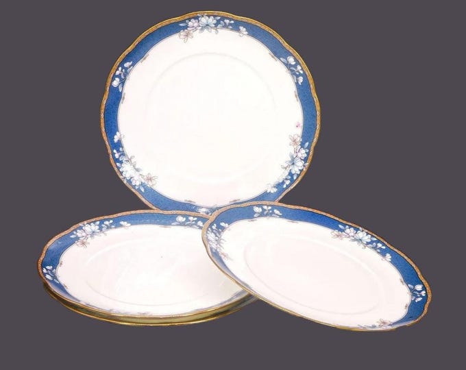 Four Noritake Sandhurst 9742 salad plates. Noritake Ivory China made in Japan.