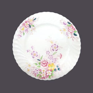 Vintage Burgess & Leigh Devon large dinner plate. Burleigh Ware England.