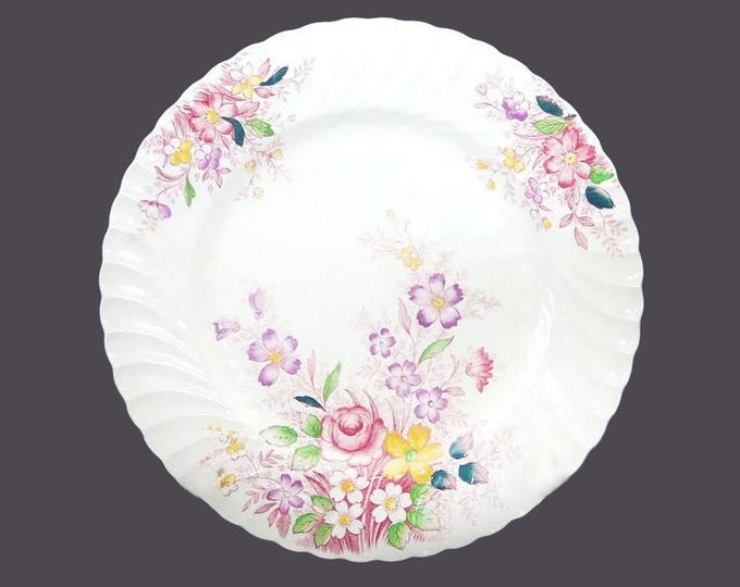 Burgess & Leigh Devon large dinner plate. Burleigh Ware ironstone made in England. Sold individually.
