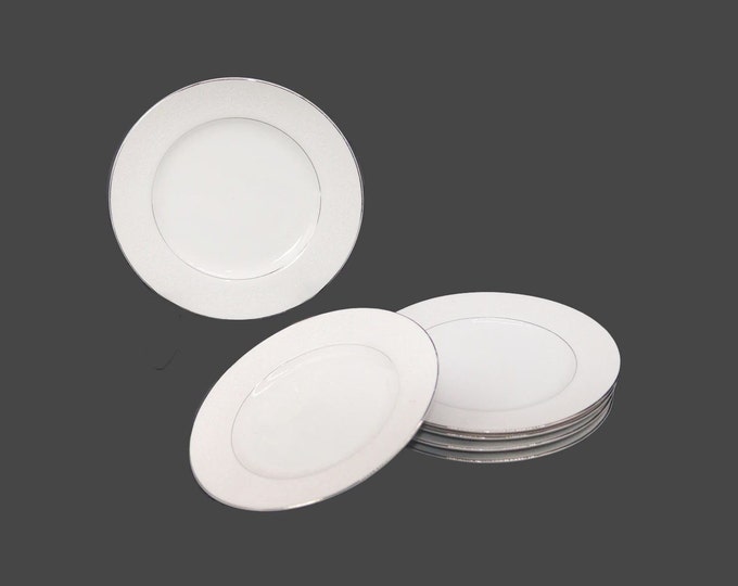 Six Royal Cameo Spanish Lace bread plates made in Japan.