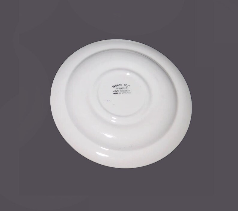 J&G Meakin White Ice salad plate made in England. Sold individually. image 2