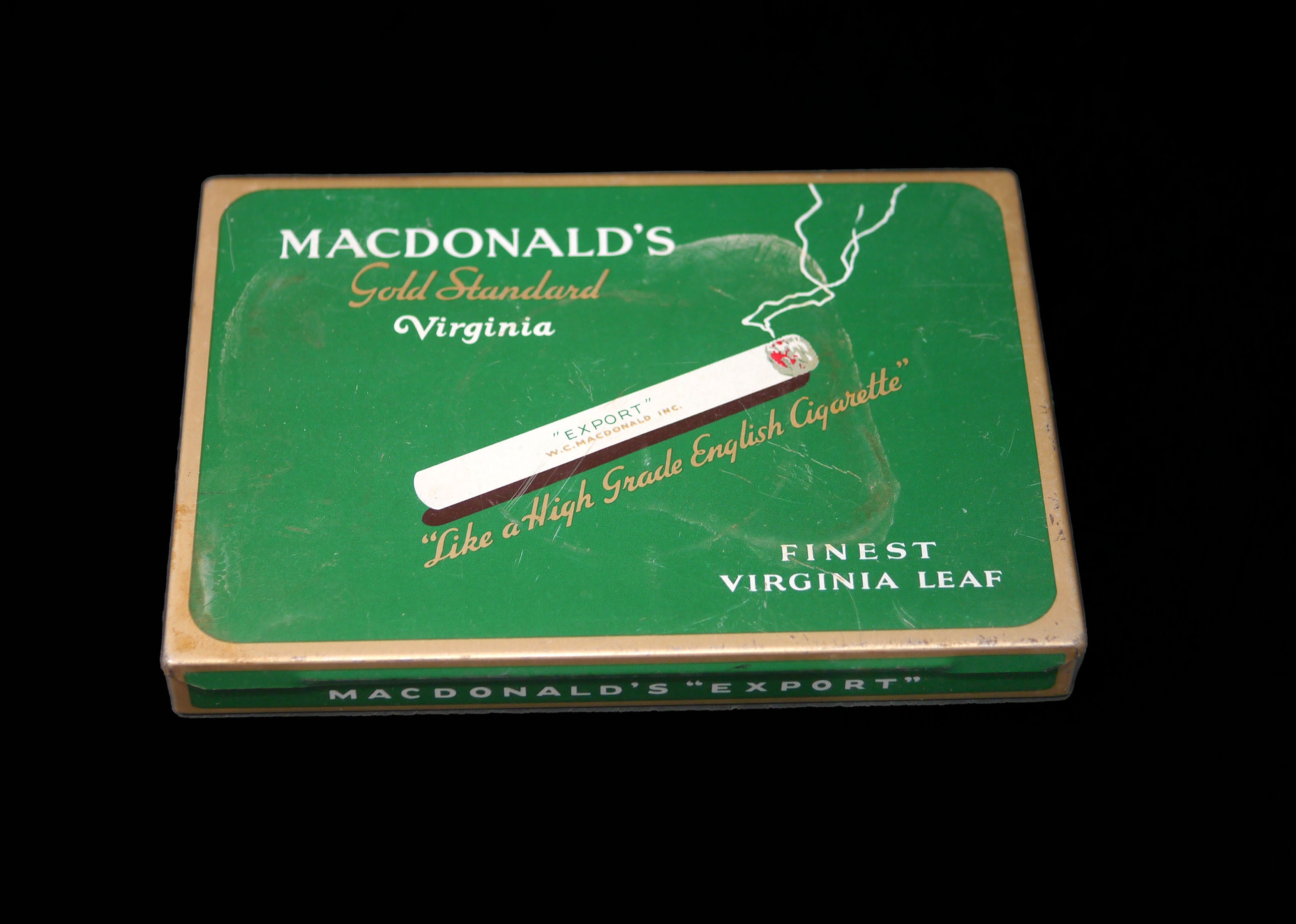 Macdonald's Gold Standard Virginia Cigarettes Hingedlid Etsy Canada