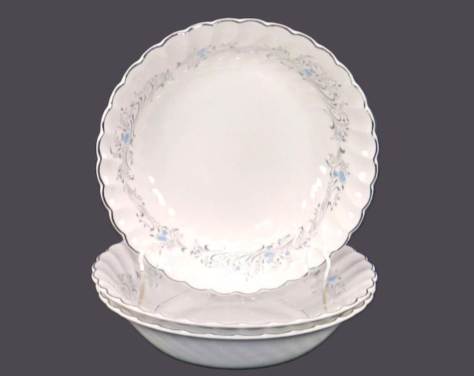 Three Sovereign Potters Charmian coupe soup bowls.