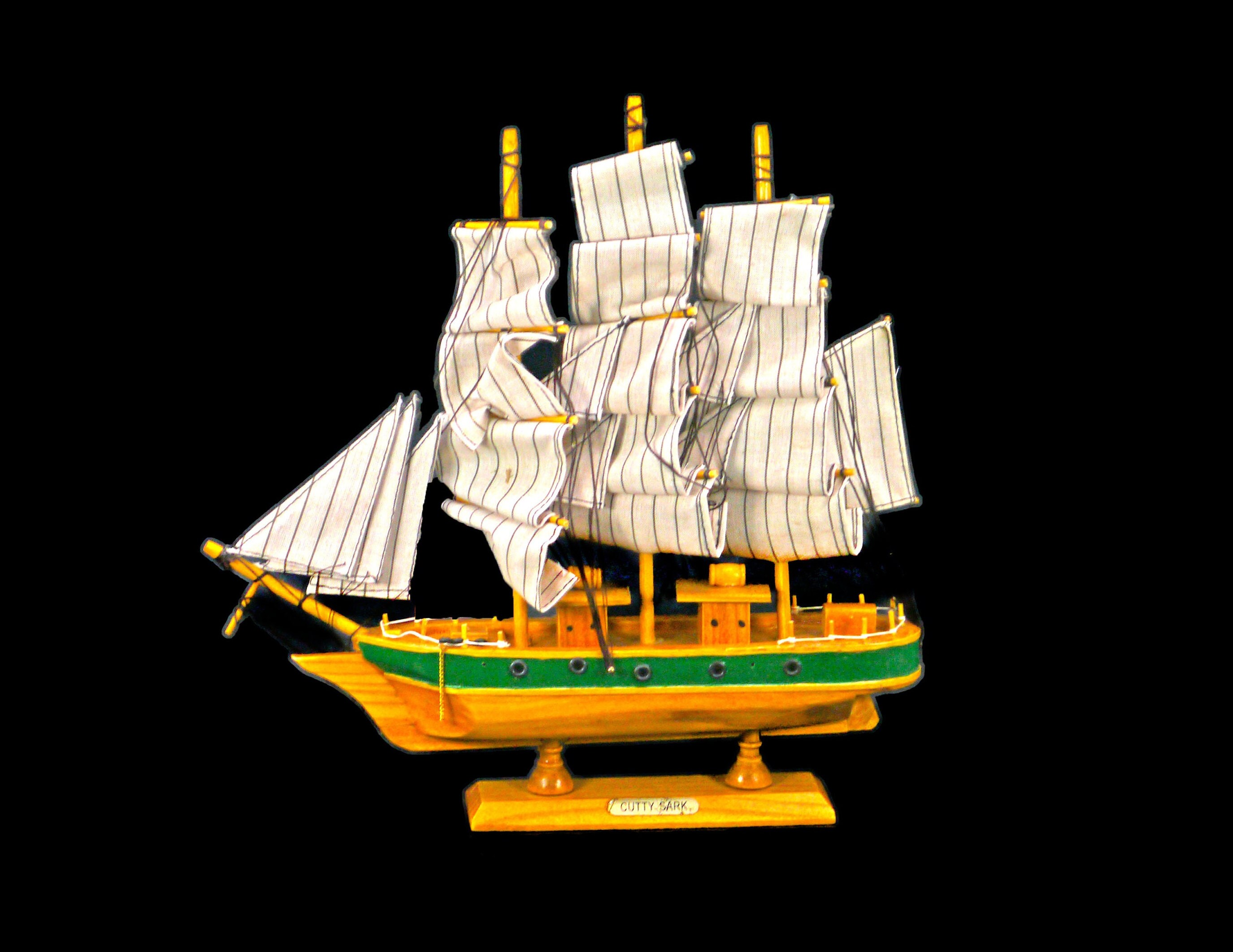 Cutty Sark 7" Small Model Ship Replica Wood Model Ship Model Boat For Kids 