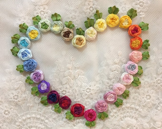 Eternal Roses Multi Colored Ribbon 7/8