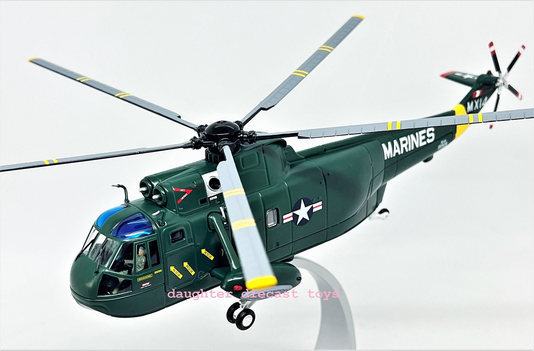 9 MARINES SIKORSKY HELICOPTER Gorgeous Diecast Metal - Etsy