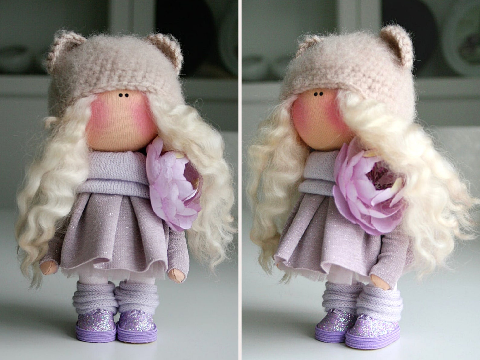 Bambole Baby Doll Handmade Bonita Doll Fabric Puppen Doll Etsy