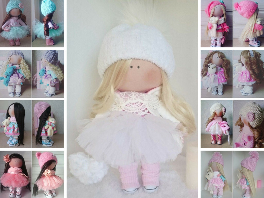 Rag doll Baby doll Nursery doll Tilda doll Handmade doll Etsy