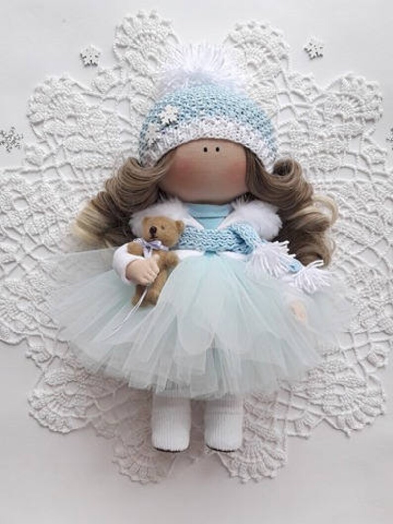 Green Doll Nursery Doll Collectable Doll Cloth Doll Baby Doll Etsy