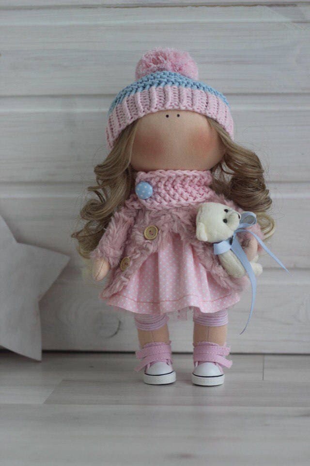 Rag doll Bambole Interior doll Textile doll Tilda doll | Etsy