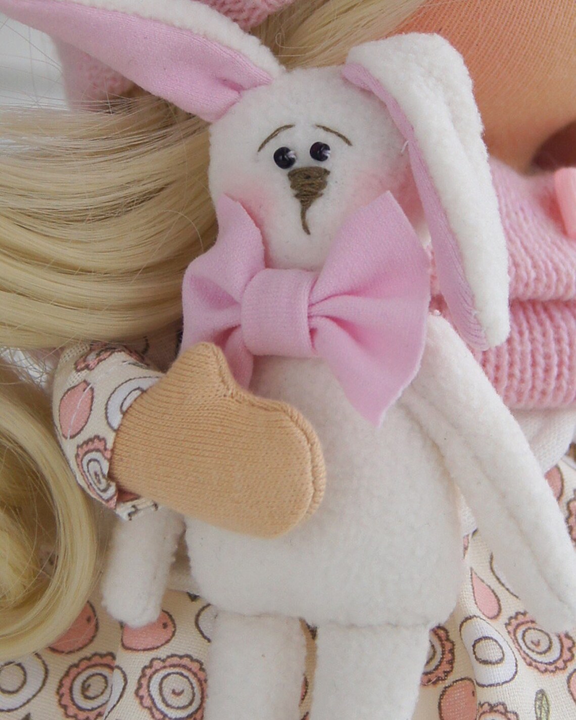 Doll Handmade Textile Art Doll Cloth Collection Doll Nursery Etsy