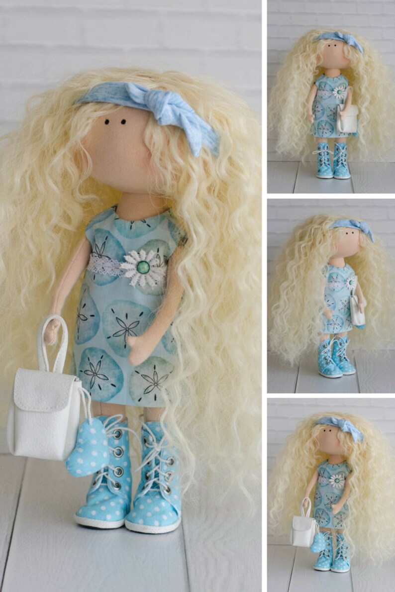 Decor Doll Art Cloth Doll Fabric Doll Soft Muñecas Rag Doll Etsy