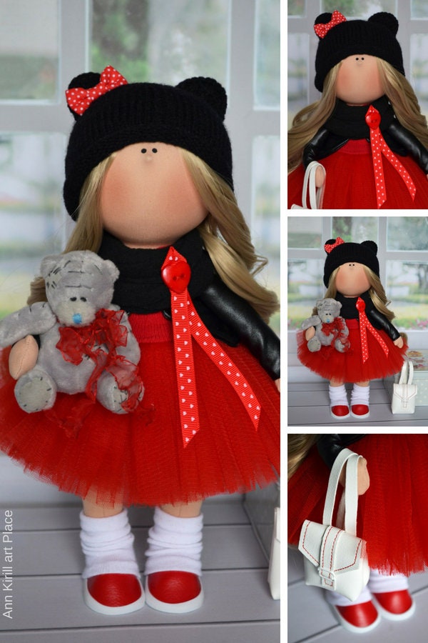 Art Collection Doll Interior Decor Doll Nursery Rag Doll Etsy