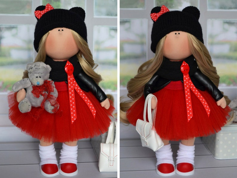 Art Collection Doll Interior Decor Doll Nursery Rag Doll Etsy