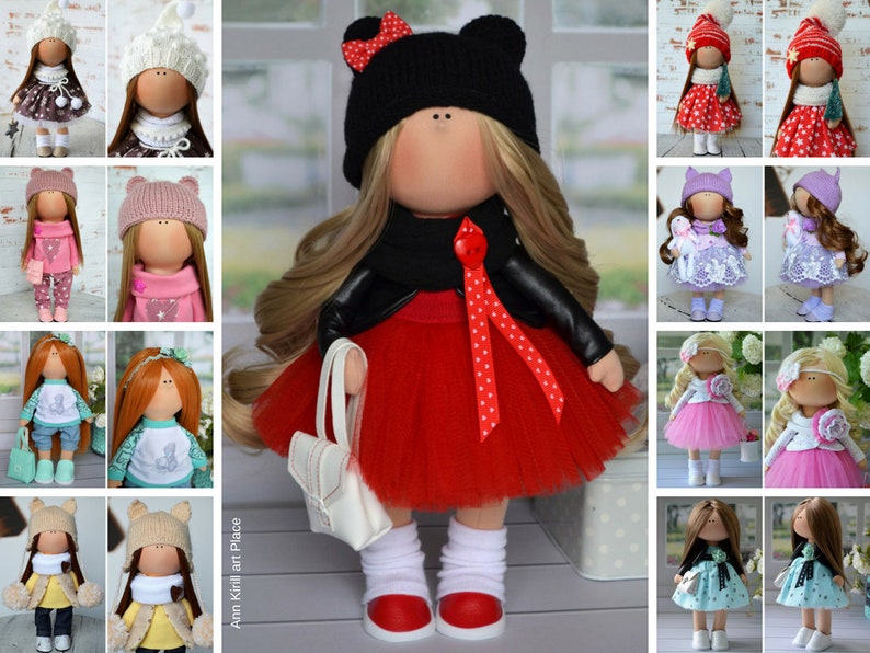 Art Collection Doll Interior Decor Doll Nursery Rag Doll Etsy