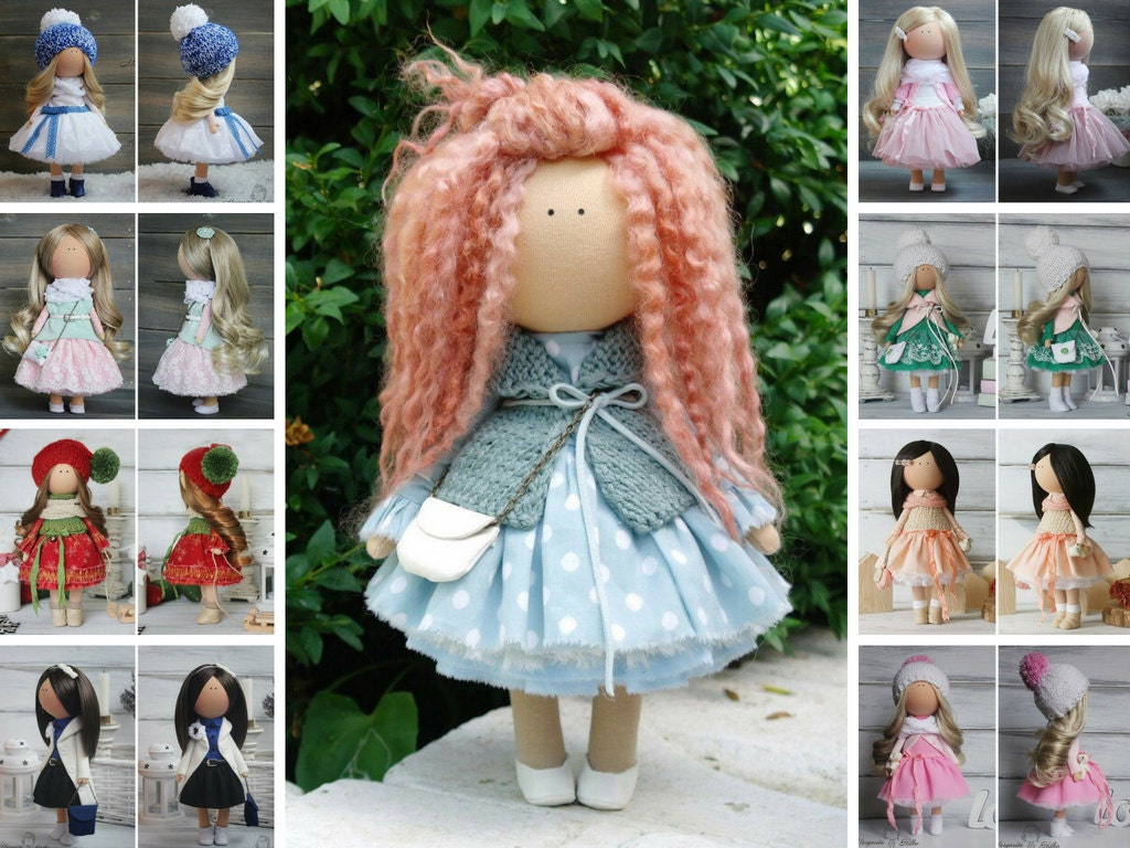 Interior Doll Poupée Art Decor Doll Nursery Doll Baby Soft Etsy