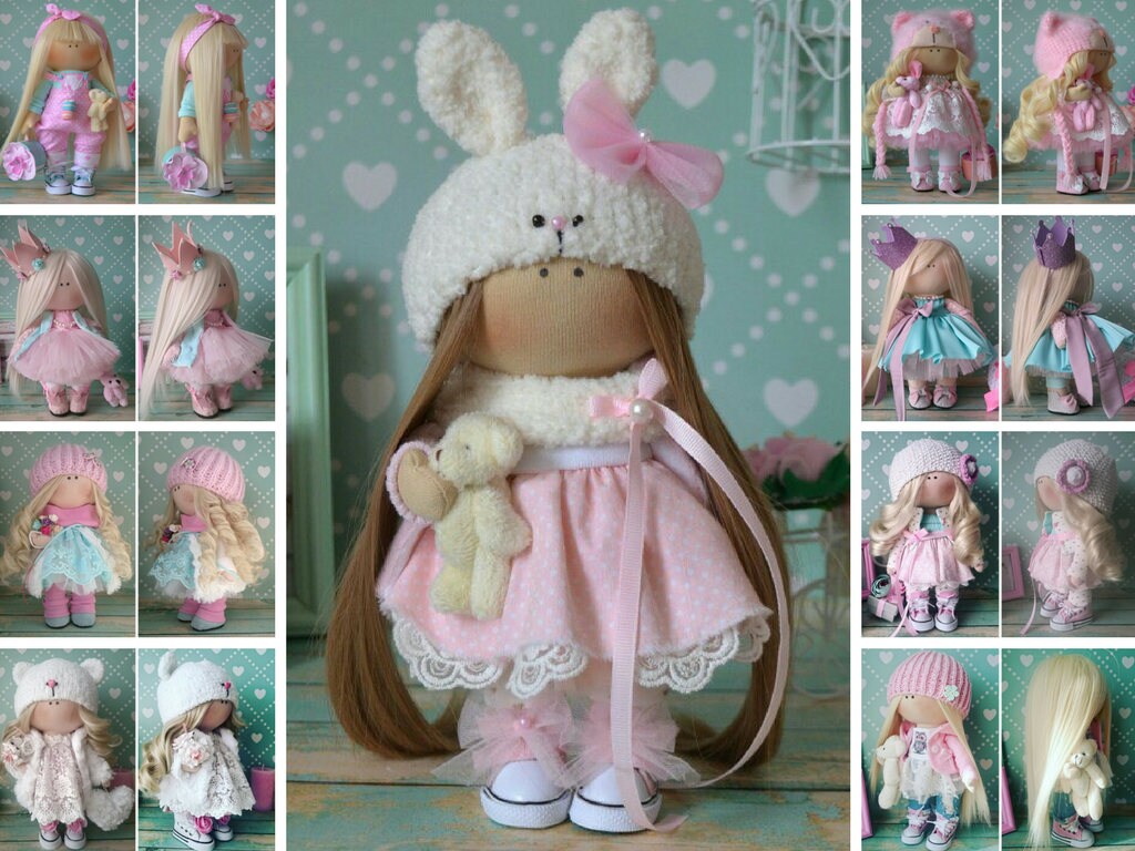 Rag doll Baby doll Nursery doll Tilda doll Handmade doll Etsy