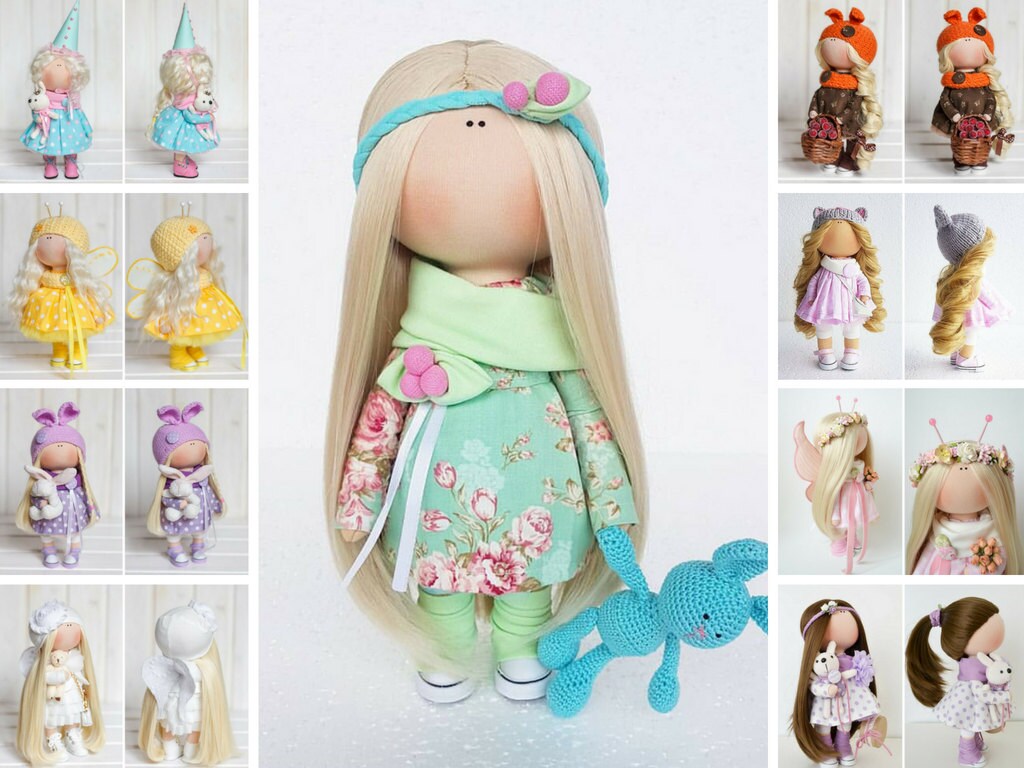 Baby doll Fabric Russian doll doll Handmade doll Soft doll Etsy