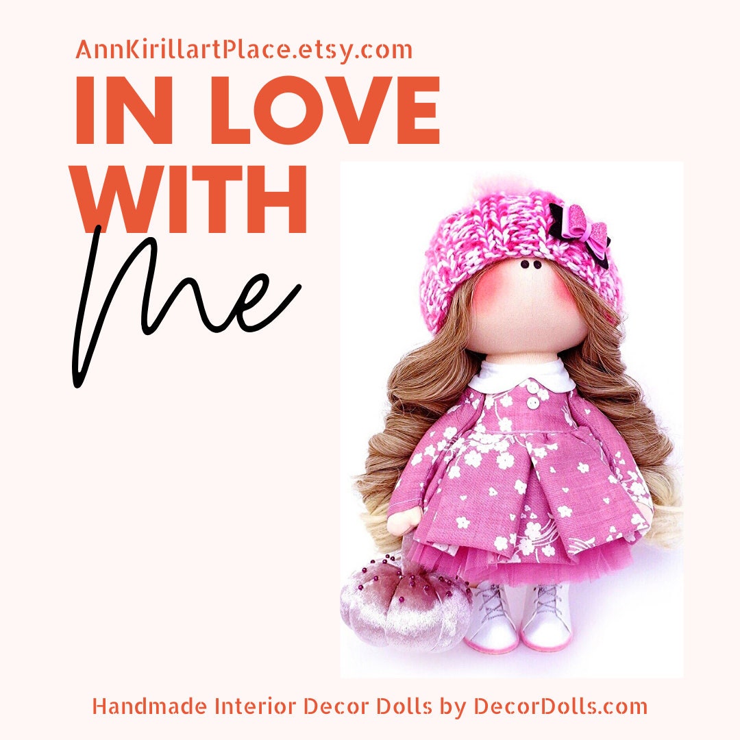 Fabric Interior Doll Tilda Doll Handmade Muñecas Baby Doll Etsy