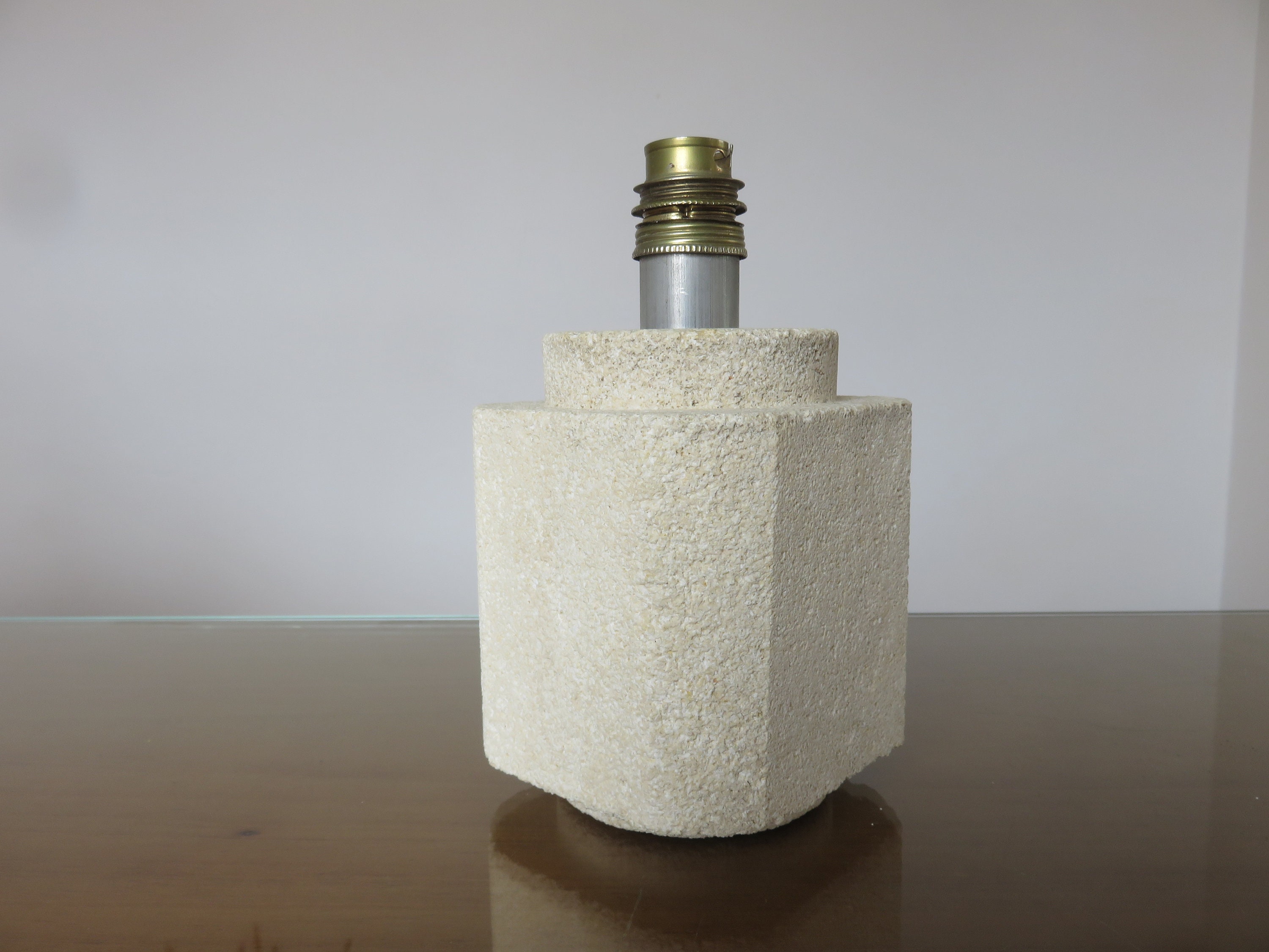 Lampe Sculpture En Pierre,