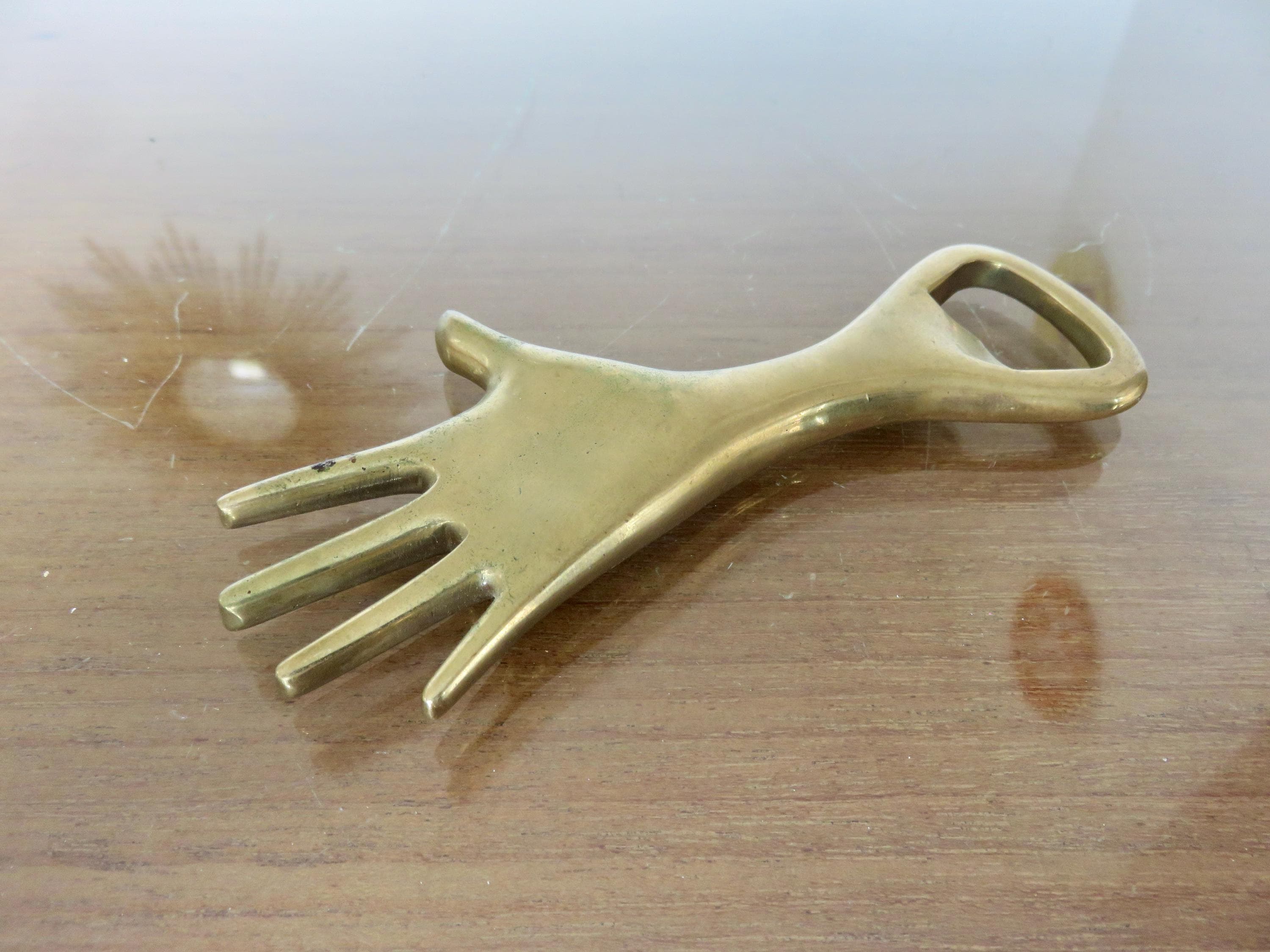 Carl Aubock Brass Bottle Opener - Etsy