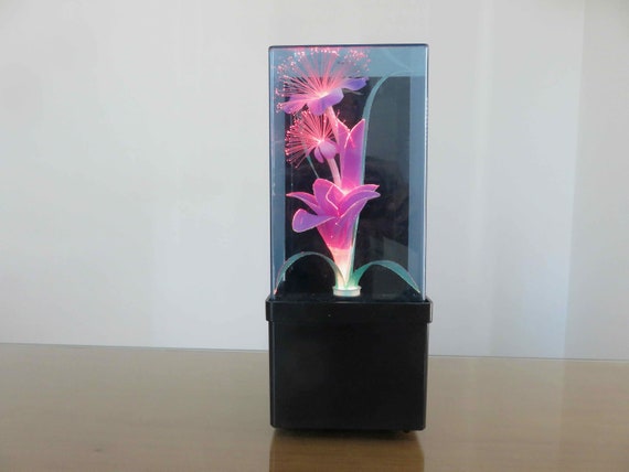 Fiber optic 2024 lamp flower