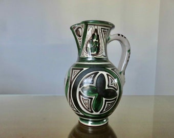 DOMINGO PUNTER, large zoomorphic pitcher, ceramic, signed, mid century 1960 60&#39;s vintage Spanish ceramic jug