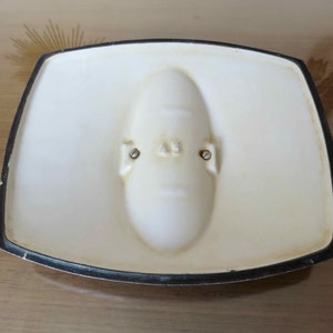 La Coquelle, Raymond Loewy, year 1958, for Le Creuset, lilac enameled cast iron casserole dish, French vintage enameled cast iron casserole dish image 6