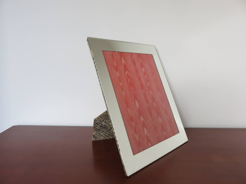 Very Large Antique Mirror Picture Frame Beveled Art Deco 1950 1960 50s 60 S Mid Century Old Giant Vintage French