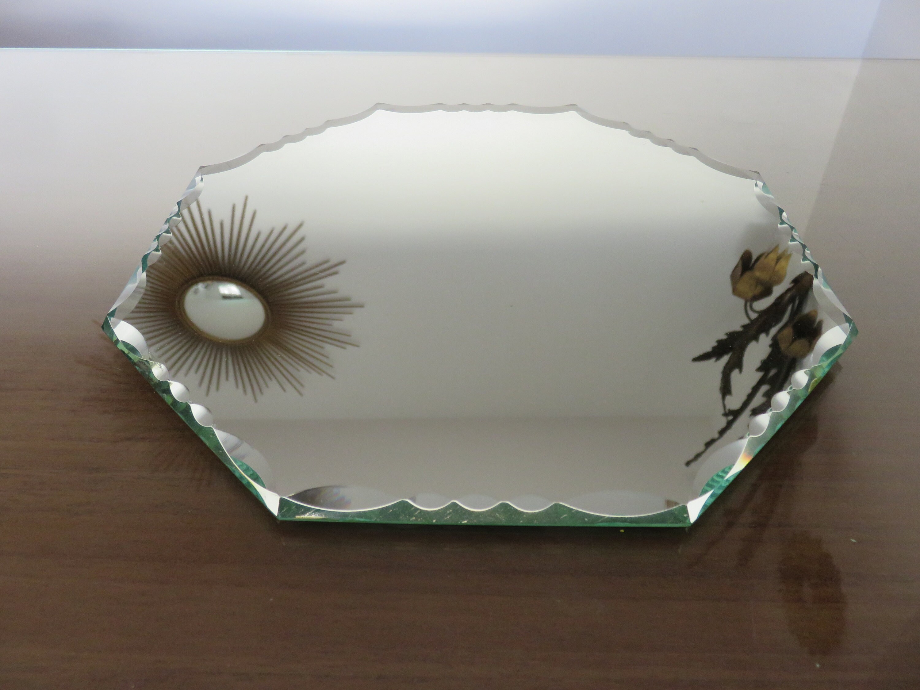 Ancien Miroir octogonal