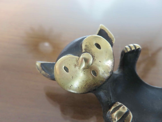 ウォルターボッセ　猫　コルク抜き ウォルター・ボッセ作、ヘルタ・バラーのためのブロンズ猫、1950年代