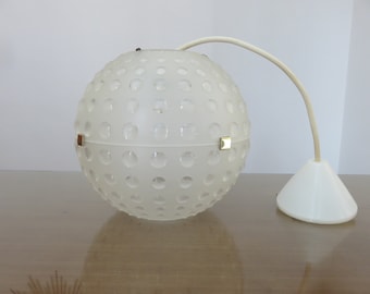 lamp, suspension ROTAFLEX 1960 60's mid century vintage French pendant lamp