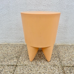 Philippe STARCK &quot;BUBU&quot; XO France, stool, bedside table, storage box, pale orange, vintage stool, nightstand, Storage box
