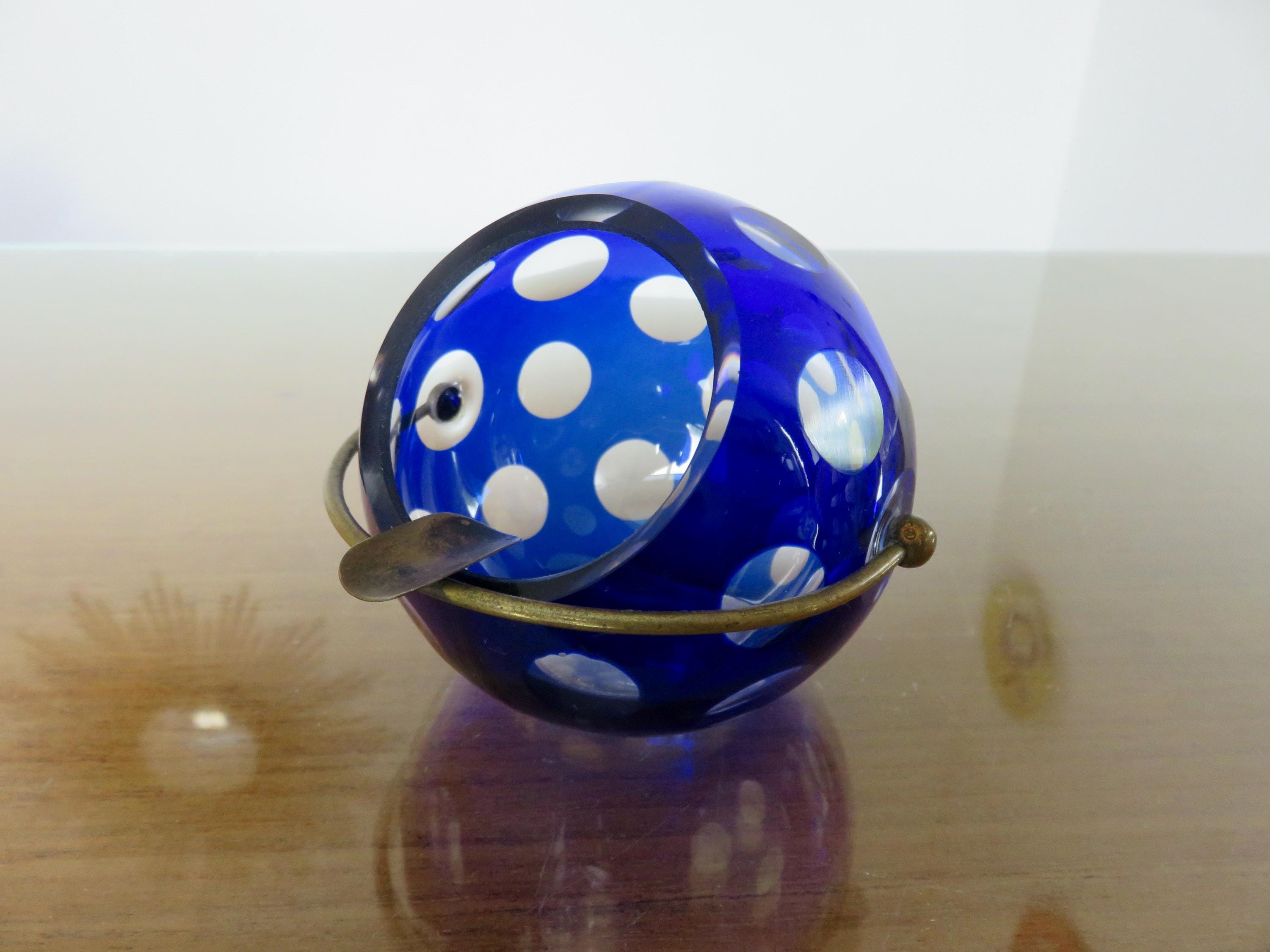 Posacenere Tripode UFO In Metallo Bianco E Nero, Italia, Anni '50 - Foto 9