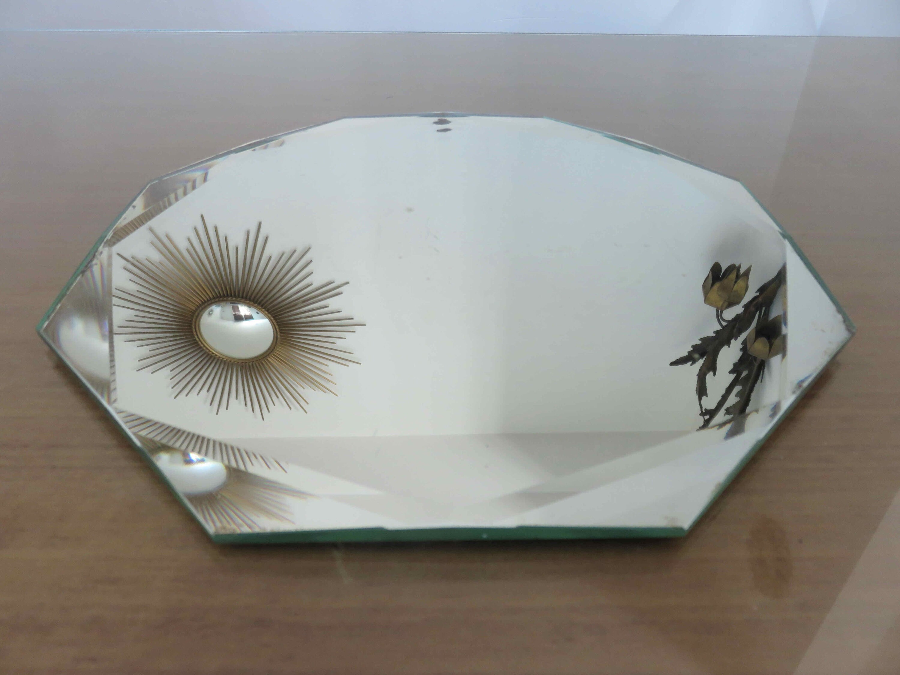 Ancien Miroir octogonal