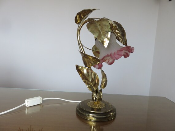 Flower lamp vintage deals