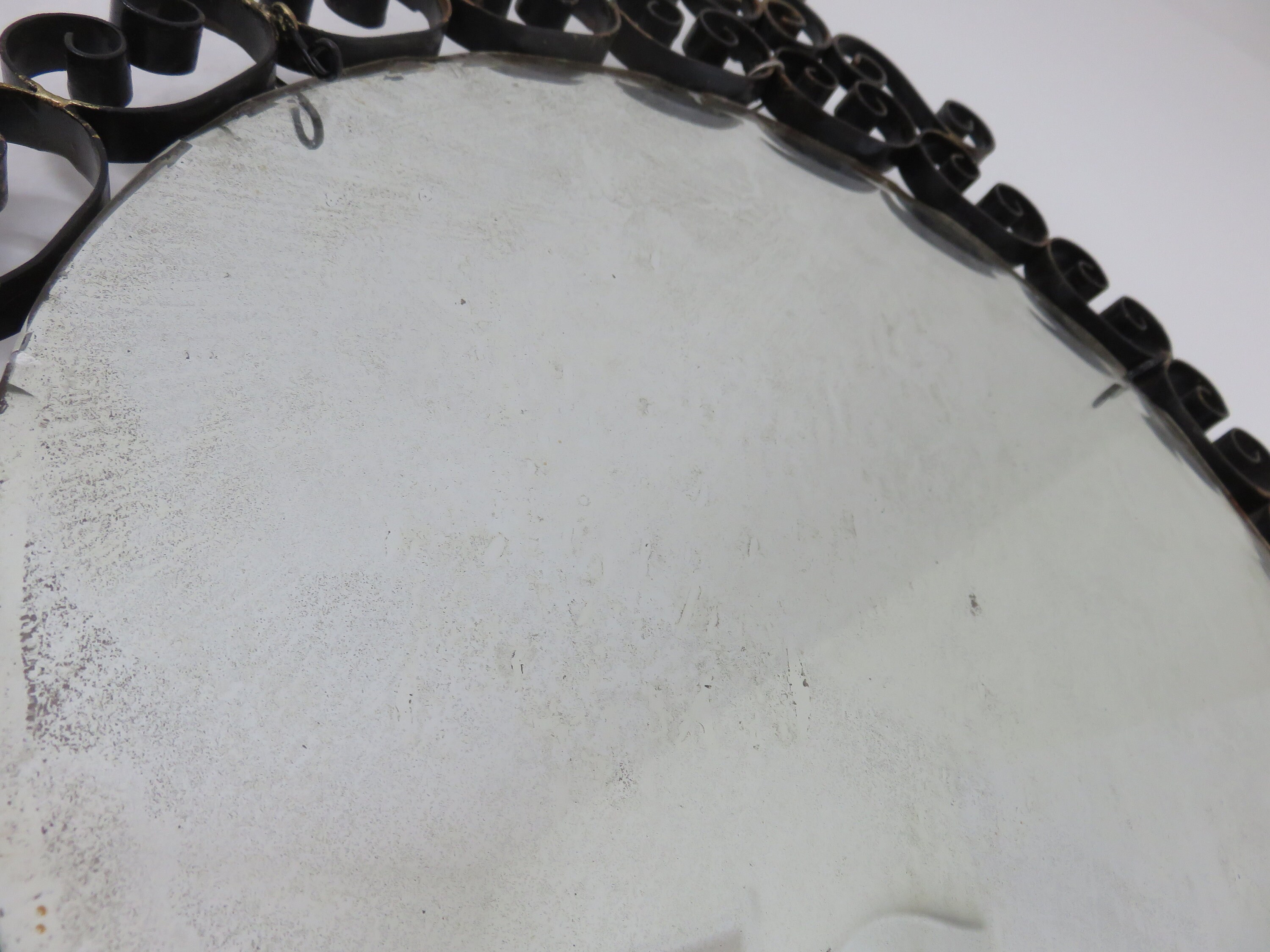 Chaty Vallauris ミラー Ø95cm フランス 1960s Chaty Vallauris ミラー Ø95cm フランス 1960s Chaty Vallauris ミラー