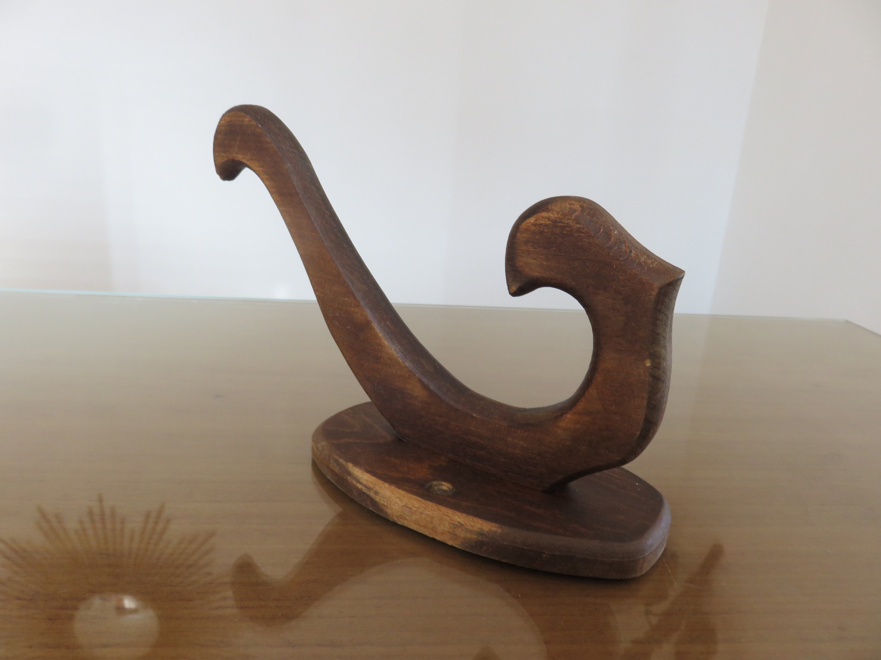 Patère Murale, Porte Manteau en Bois, Art Deco 1930 1940 30's 40's Old Vintage French Wood Coat Rack