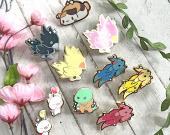 Final Fantasy Creature Hard Enamel Pins