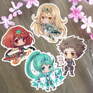 Xenoblade Chronicles 2 Stickers - More Designs in Listing!