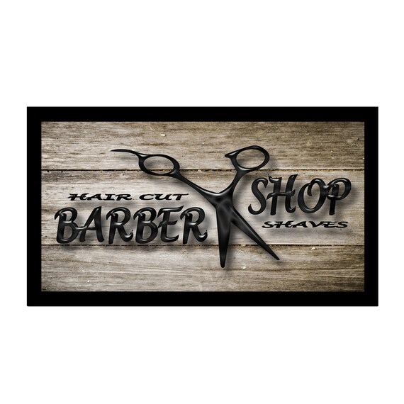 Barber Shop Metal Sign Barber Shop Décor Sign Wall Art Plaques Barber Shop 1082