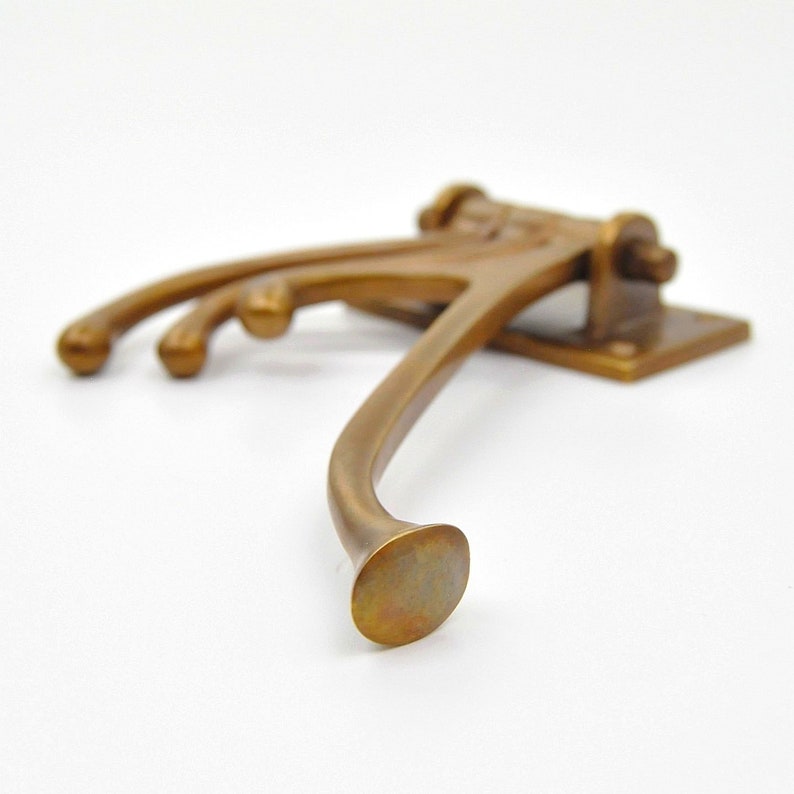 Antique Brass Swinging Rotating MultiArm Coat Hook Hooks Etsy