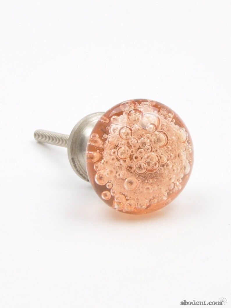 Pretty Hand-Blown Ball Bubble Glass Knob Pull Handle For Cupboards Cabinets Doors Drawers Plus Fitting Hardware Kitchens Furniture