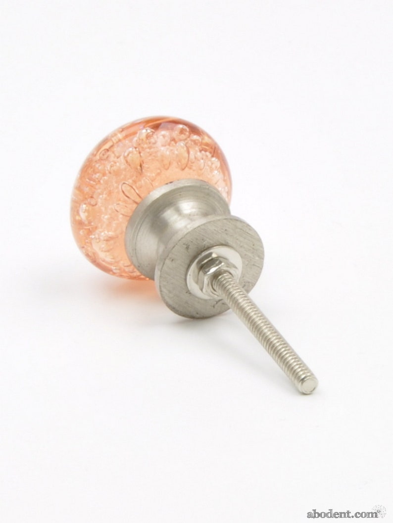 Pretty Hand-Blown Ball Bubble Glass Knob Pull Handle For Cupboards Cabinets Doors Drawers Plus Fitting Hardware Kitchens Furniture