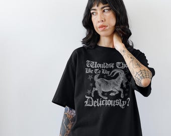 Camiseta unisex ¿Te gustaría vivir deliciosamente?