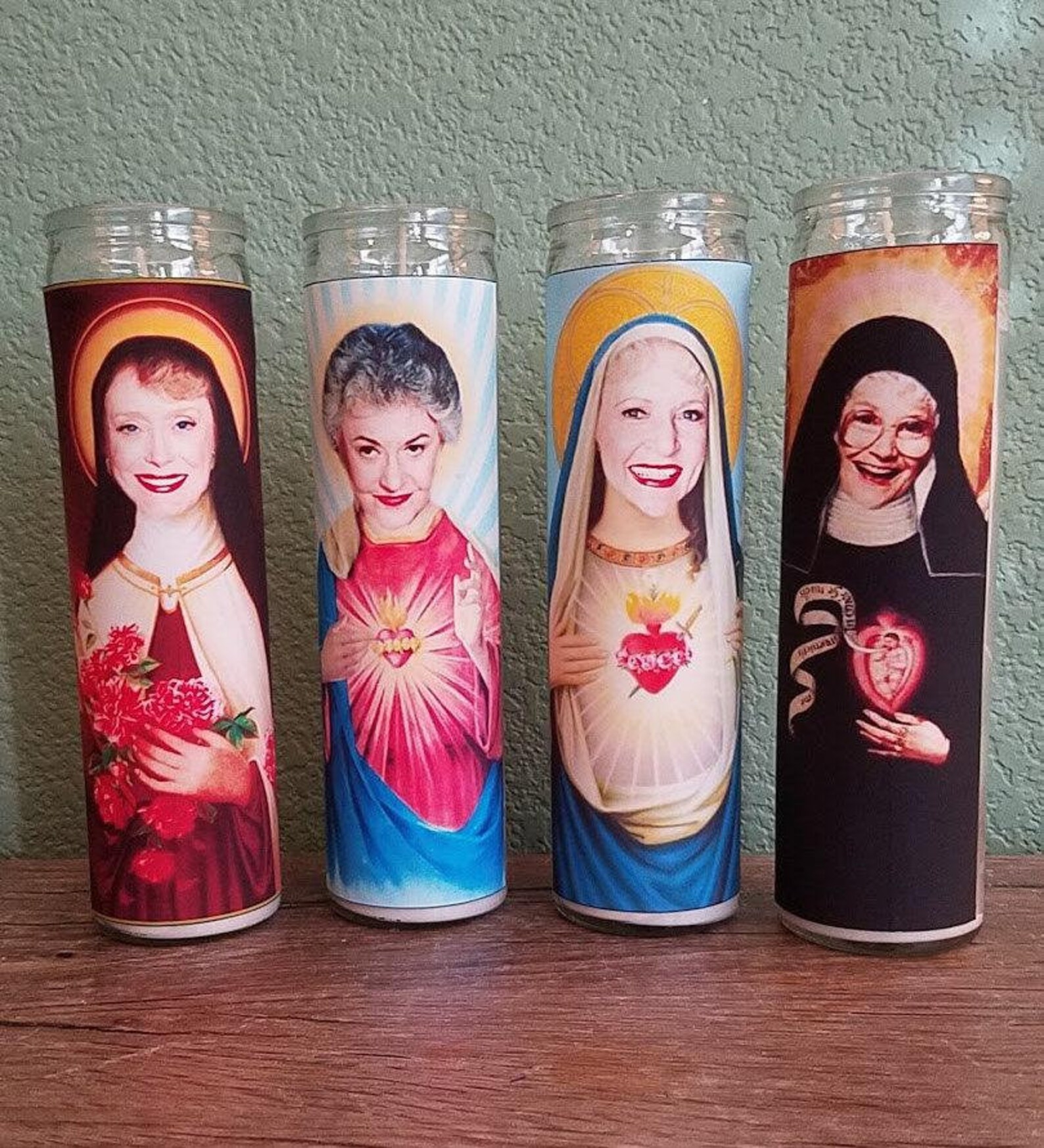 Celebrity Saint Candle - Etsy