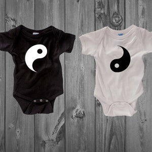 Yin & Yang Baby Bodysuits